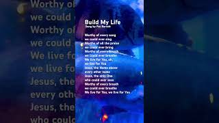 ❤️‍🩹Build My Life by Pat Barrett weektoppraise modernhymns 영어찬양angelarmy lyrics shorts [upl. by Ener293]