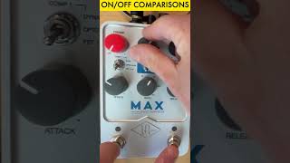 UAFX Max Dual Compressor Guitar Pedal OnOff guitarpedals [upl. by Kera]