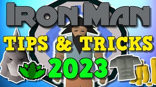 OSRS TOP TIPS FOR IRONMAN ACCOUNTS Tips amp Tricks 2023 [upl. by Shandie]