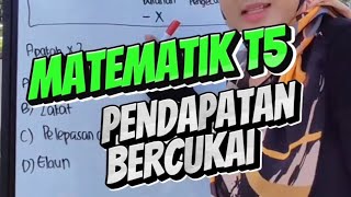 Percubaan SPM 2023 Kertas 1 MRSM  Matematik Tingkatan 5  Pendapatan Bercukai [upl. by Gerti]