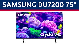 Samsung DU7200 75quot UN75DU7200FXZA TV Review 2024 [upl. by Affrica110]