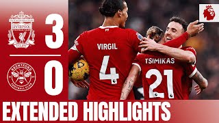 Extended Highlights Mo Salah amp Diogo Jota Goals in Anfield Win  Liverpool 30 Brentford [upl. by Schwing]