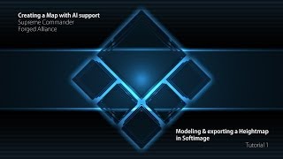 Creating a Map for Supreme Commander Forged Alliance  Part 1  Modeling a Heightmap [upl. by Ayikahs673]