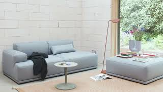 Muuto  Muuto Interieur mit Connect Sofa Leaf Stehleuchte und Kink Vase  smow [upl. by Nomra356]