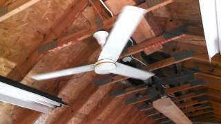 DaytonLeading Edge industrialcommercial Ceiling Fan garage Dayton testing 1 [upl. by Jessalin]