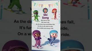 Cocomelon  Ski Song cocomelon please thankyou christmas ski [upl. by Ottie]