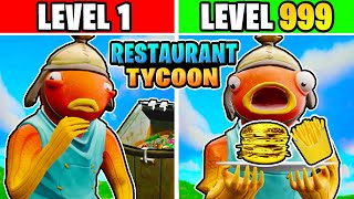 FORTNITE  RESTAURANT TYCOON [upl. by Beetner]