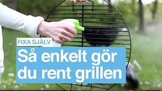 Gör rent grillgallret utan krångel eller specialmedel [upl. by Ahsaetal437]