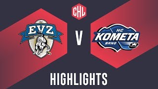 Highlights EV Zug vs Kometa Brno [upl. by Ennirac]