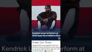 Kendrick Lamar at halftime show😱kendricklamar notlikeus football rap music [upl. by Akinahs]