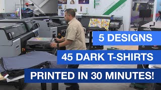 Epson F3070 Industrial DTG Printer  At Breakthrough Price Now With Barcode Automation [upl. by Tiat]