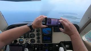 Landing at St Ignace Michigan in the Beech Bonanza [upl. by Eillime]