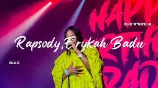 Rapsody amp Erykah Badu debut their new single quot3AMquot at the Badu Birthday Bash 224 Partial [upl. by Entroc]