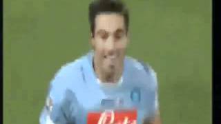 Primo gol in campionato di Cavani nel Napoli [upl. by Shoifet785]