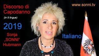 Discorso di Capodanno 2019 in 9 lingue di Sonja „SONNI“ Hubmann [upl. by Kinsley]