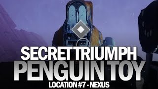 Penguin Toy Statue Location amp Secret Triumph 7 Nexus Destiny 2 [upl. by Inatsed879]