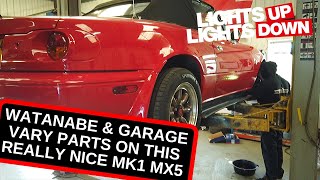 Whats going on in the workshop 36  Garage Vary and Watanabe MX5 [upl. by Oidacra391]