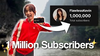 Hitting 1 MILLION SUBSCRIBERS in Vietnam [upl. by Neelrahc]