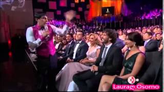 Premios TVyNovelas 2015 Carmelo Les Hace Chistes A Las Nominadas De Mejor Actriz [upl. by Aitnauq]