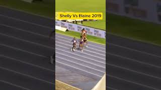 Epic 100m ShellyAnn FraserPryce Vs Elaine Thompson Herah 2019 [upl. by Hgielar994]