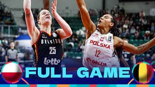 Poland v Belgium  Full Basketball Game  FIBA Womens EuroBasket 2025 Qualifiers [upl. by Nuavahs]