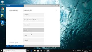 How To Make Calendar Show National Holidays in Windows 10 [upl. by Duahsar787]