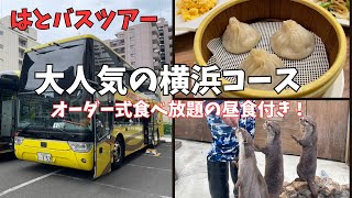 【神奈川】はとバスツアー🚌横浜中華街で食べ放題／八景島シーパラダイス [upl. by Petua]