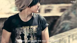 HD  lyrics kara Tiếng Mưa  Lynk Lee [upl. by Goldman]