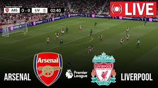 🔴 LIVE  Arsenal vs Liverpool  Premier League 202425  EPL Full Match Streaming [upl. by Aeduj801]