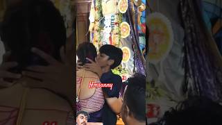 Durga Pooja Kajol and His Son Yug  shorts trending love wedding couplegoals couple marriage [upl. by Yorke]