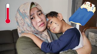 ALI SAKIT DEMAM REWEL 🥵 Mamah Bawa periksa ke dokter  Ali vlog [upl. by Ettennal95]