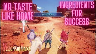 Visions Of Mana  No Taste Like Home  Ingredients For Success  Side Quest Guide [upl. by Aerdnwahs]