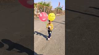 Balloon prank 🌠🎈youtubeshorts shortvideo ytshorts babyanaya [upl. by Cirtap277]