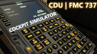 Présentation du CDU 737 de Cockpit Simulator  FMC  PMDG  MSFS 2020  XPlane  FSX  P3D [upl. by Kimon]