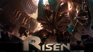 League of Legends Risen Fiddlesticks Skin Spotlight [upl. by Annaeerb]