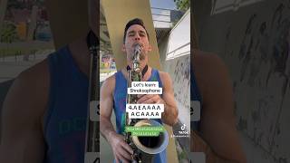 Shreksophone shorts altosax barisax tenorsax tutorial musician music saxophone fypyoutube [upl. by Nwahc395]