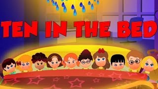 Ten In The Bed  Nursery Rhymes For Kids [upl. by Launame200]