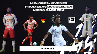 FIFA 23 MODO CARRERA  Las MEJORES JÓVENES PROMESAS de la BUNDESLIGA con CARA REAL [upl. by Philip]