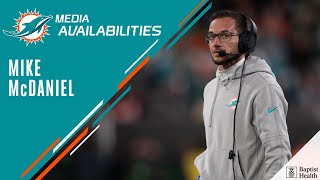 Coach Mike McDaniel meets with the media  Miami Dolphins [upl. by Negrom]