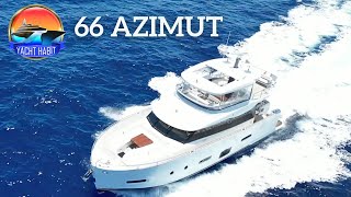 66 AZIMUT SEA TRIAL AND WALK THROUGH [upl. by Irollam]