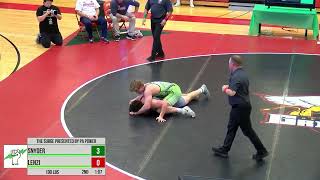 190 – Hunter Snyder – Greater Latrobe DEC Carmine Lenzi – Berks Catholic 30 [upl. by Farleigh]