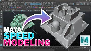MAYA  3D Modeling with Good Topology [upl. by Tab]