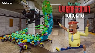 Wormageddon TORONTO  Rick and Morty  adult swim [upl. by Kcirderf]