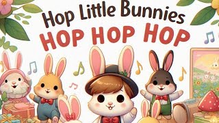 Hop little bunnies hop hop hop nursery rhymes  Super Songs for kids  and entertainment music [upl. by Schnapp]