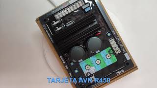 TARJETA AVR R450 [upl. by Aliac]