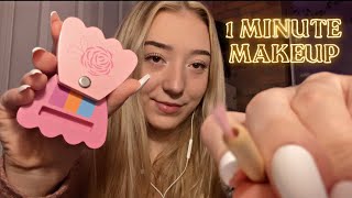 ASMR 1 minute wooden makeup application 💫 [upl. by Eux]