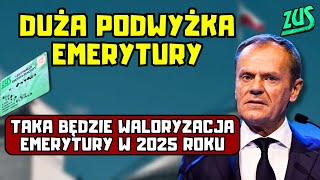 ⚡️Seniorzy Duża podwyżka emerytury Taka będzie waloryzacja emerytury w 2025 roku [upl. by Tj71]