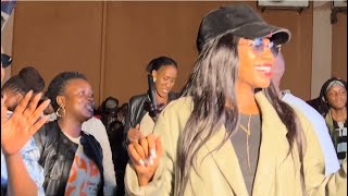 Nyamutoro Phiona and Sheebah Karungi dance together to Eddy Kenzo’s song Tweyagale at Federation [upl. by Ahsieyt]