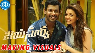 Jaya Surya Movie Making Visuals  Vishal Kajal Aggarwal [upl. by Chadwick]