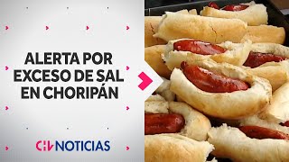 ALARMANTE CANTIDAD DE SAL que tiene un choripán vs el anticucho y una empanada  CHV Noticias [upl. by Ardnoik]